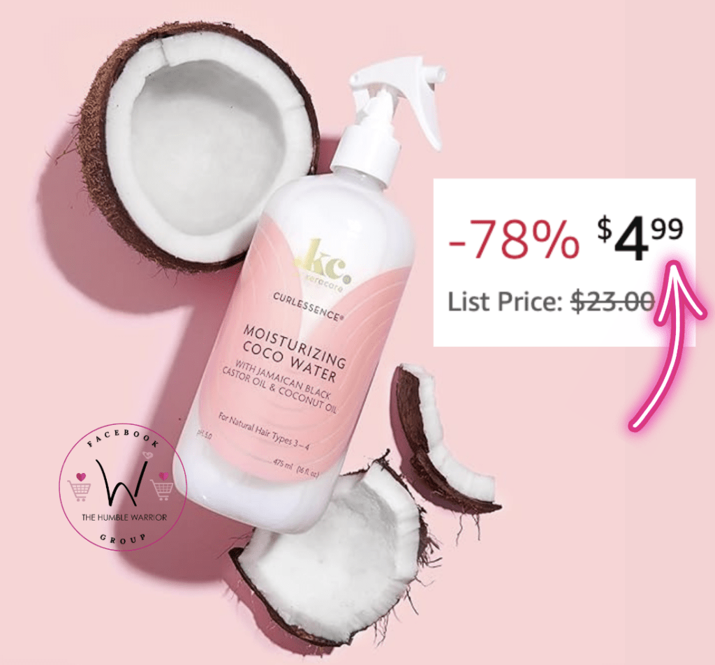 The KeraCare CurlEssence Moisturizing Coconut Water!